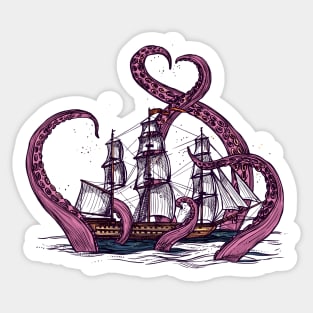 Cthulhu Octopus Kraken Encounter Mythology Warrior Jellyfish Sticker